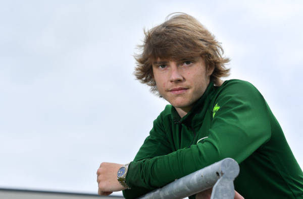 Luca Connell sends timely message to Lennon after Celtic Colts goal today