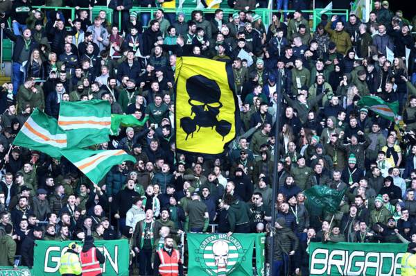 Green Brigade send clear message to Celtic board with banner