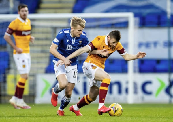 St Johnstone’s Ali McCann shines again at Easter Road; was reportedly watched by Celtic on Saturday