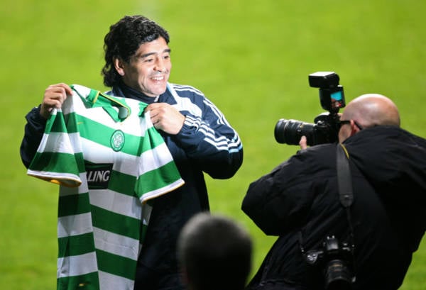 When Diego Maradona visited Celtic Park