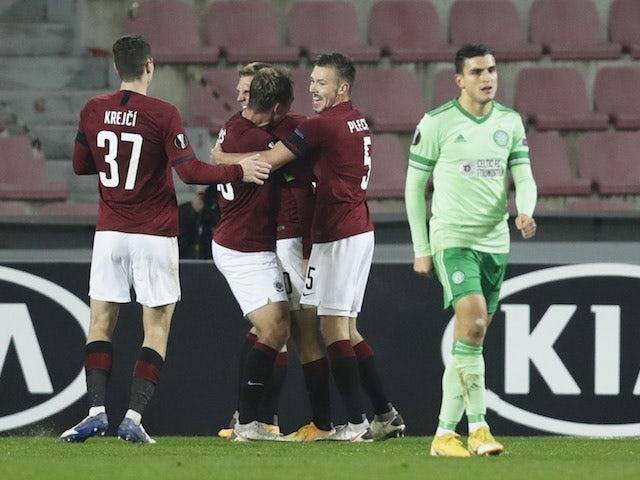 Result: Sparta Prague thump Celtic to knock Neil Lennon’s side out of Europa League