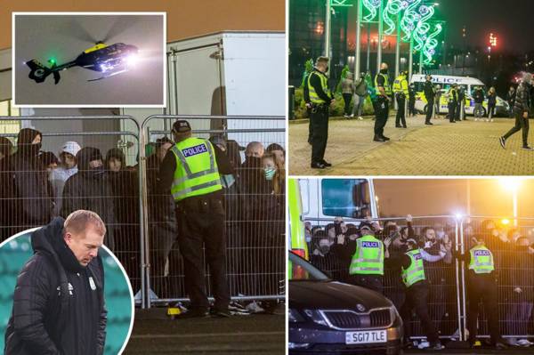 Thousands of Celtic fans protest outside Parkhead demanding Neil Lennon is sacked while chanting ‘get to f***’