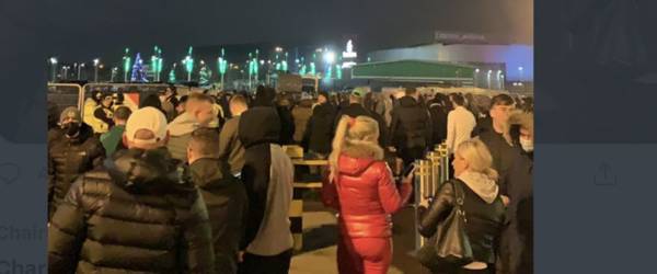 Video – Big turnout at Celtic Park as supporters demand change