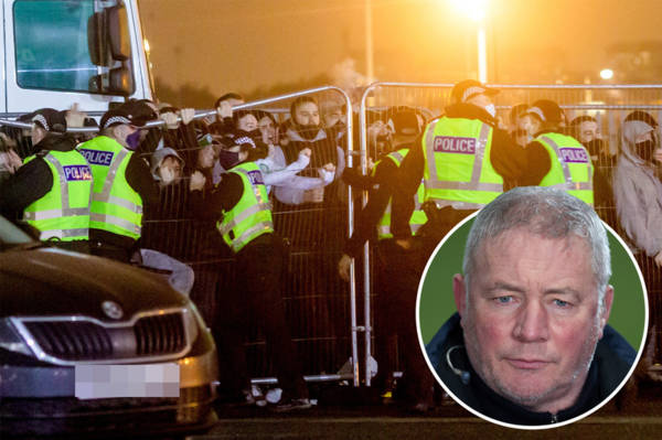 Rangers legend Ally McCoist slams Celtic ‘nutcases’ who protested outside stadium after Ross County defeat