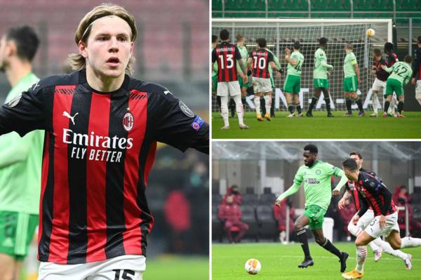 AC Milan 4 Celtic 2: Italian giants recover from two goals down to defeat Neil Lennon’s men in San Siro