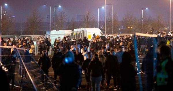 Celtic fence off Parkhead as Neil Lennon sends warning over Hoops fan protests