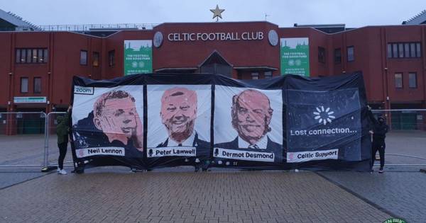 Green Brigade in new Celtic Park protest as they unveil stinging banner