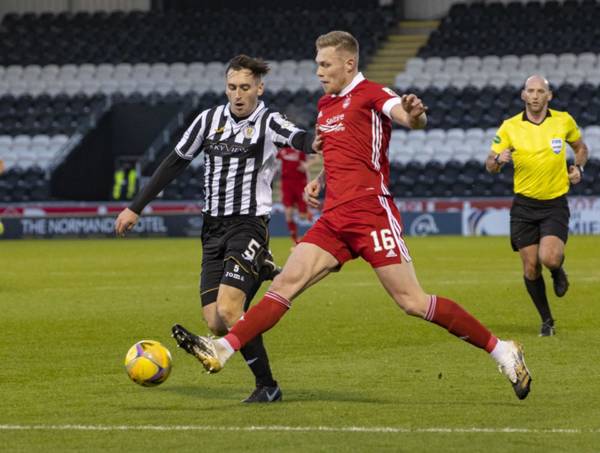 10-man Aberdeen draw 1-1 at St Mirren