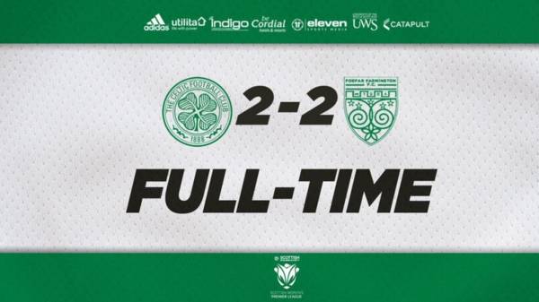 Celtic 2 Forfar Farmington 2 – “It wasn’t the result we wanted, time to correct and improve,” Anita