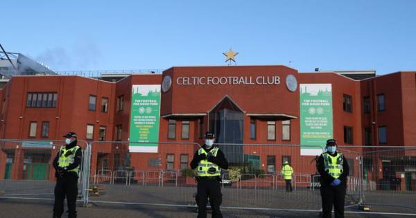 Celtic protesters sent firm warning as Police protect Parkhead ring of steel