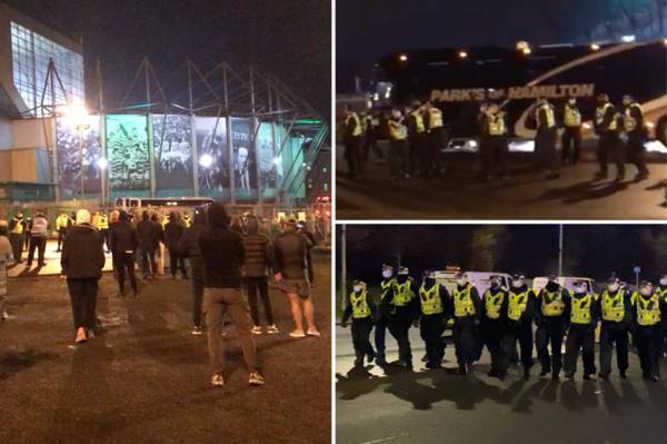 Raging Celtic fans brand team ‘s****bags’ as bus leaves Parkhead after disastrous St Johnstone draw