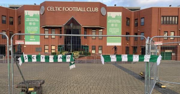 Celtic fans continue protest outside Parkhead as angry fans turn on club board