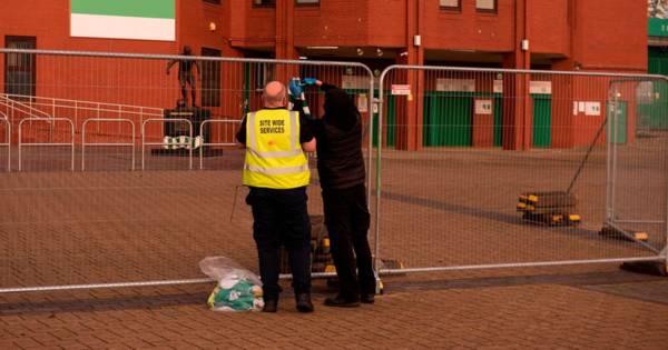 Celtic protest messages vanish from Parkhead’s ring of steel