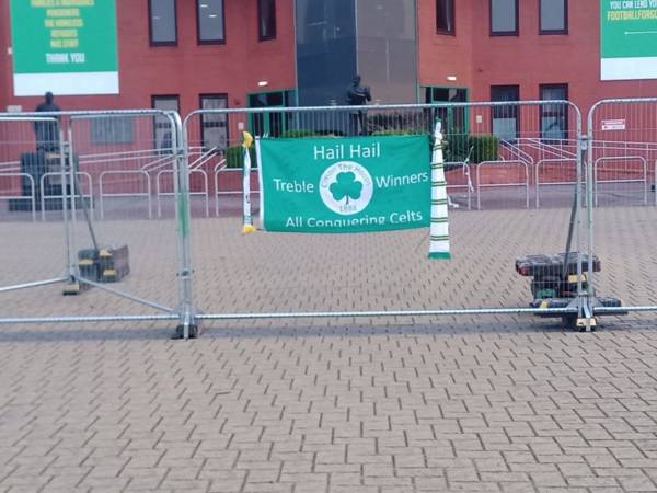 “Let’s decorate the fences,” Celtic Fans ‘Flags on Fences’ Protest Begins