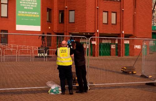 Security Fencing Taken Down at Celtic Park