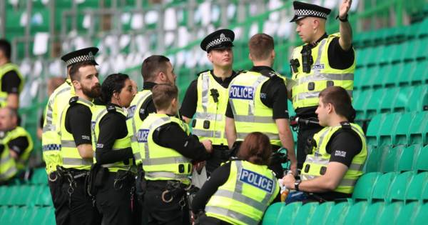 Two arrested in protests outside Celtic Park as police clamp down on disorder