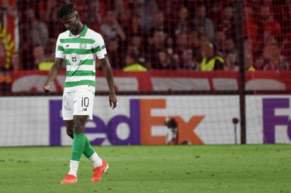 Celtic loanee Bayo dropped by Toulouse; watches team labour to draw