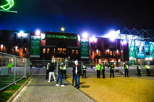 Celtic Park banner sparks outrage as sickening ‘shoot the board’ message appears outside stadium