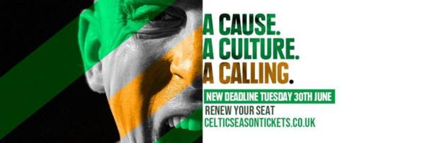 Season Ticket Renewals should be a cause for concern for the Celtic Board