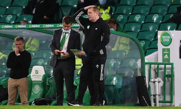 Neil Lennon blasts fans for hanging ‘shoot the board’ banner outside Parkhead