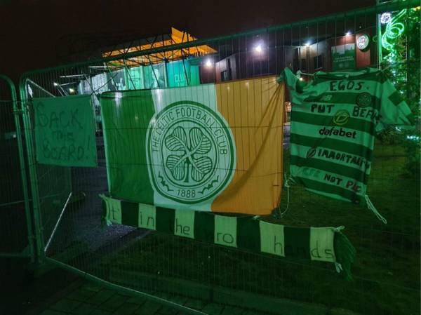 More Banners Appear Outside Celtic Park