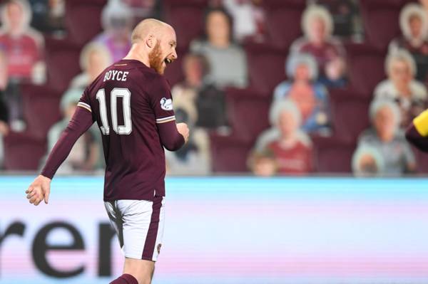 Liam Boyce’s return to form will lift Hearts just at the right time