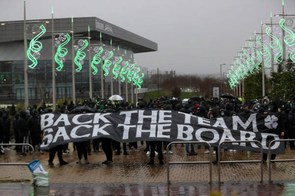 Spine-tingling: Video shows Celtic fans giving team an amazing welcome to Paradise