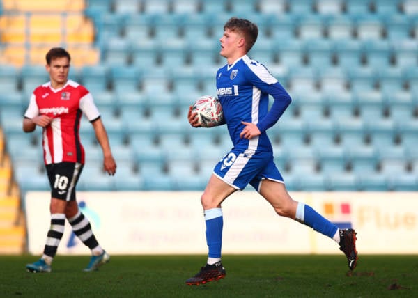 Gills boss Steve Evans loves ‘terrific’ Celtic loan youngster Scott Robertson