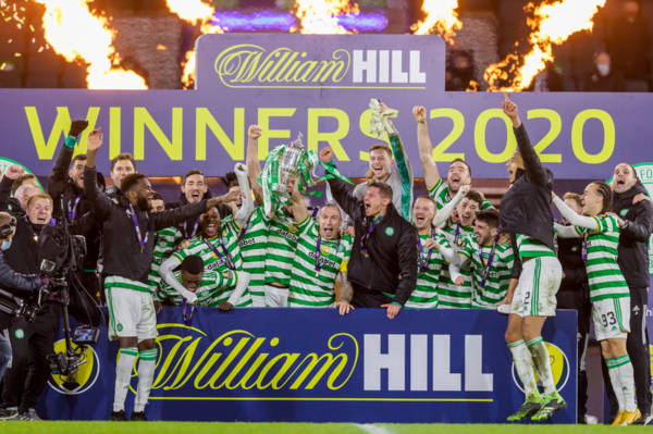 Celtic 3 Hearts 3 (4-3 on penalties): Hoops make it quadruple treble on penalties after Hampden thriller