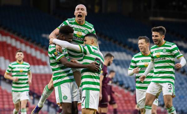 Celtic bring up quadruple treble with penalty drama – and a flirt with disaster