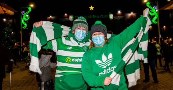 Celtic diehards miss the message as they arrive for Parkhead party