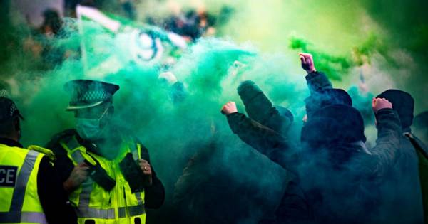 Celtic fans ignore lockdown rules and gather outside Hampden ahead of cup final