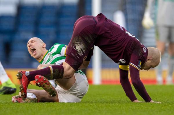 Hearts captain Steven Naismith ‘a lucky boy’ after incident with Celtic skipper Scott Brown in cup final