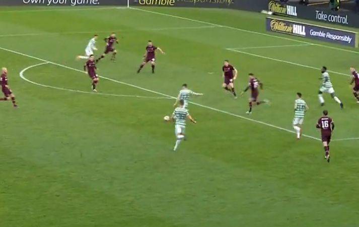 Video: Ryan Christie gives Celtic the lead vs Hearts with a beautiful curling effort