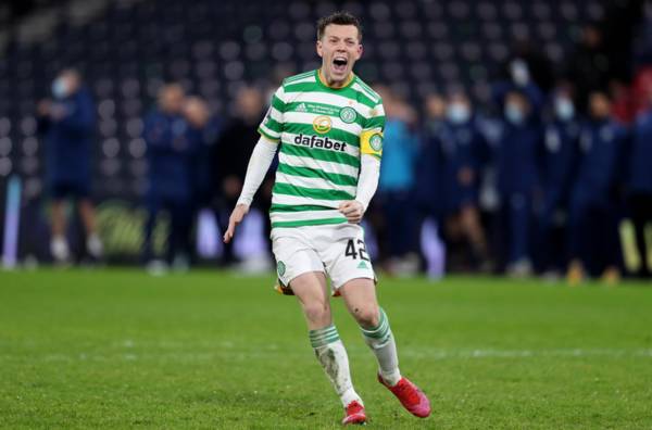 Celtic’s Callum McGregor ranked alongside Messi, Bruno Fernandes and Lukaku in most minutes played of 2020