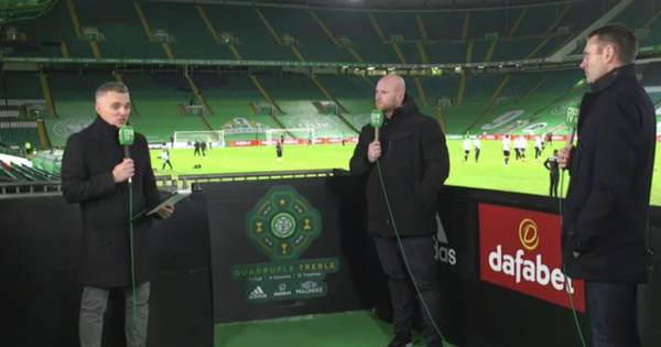 Celtic TV anchor Gerry McCulloch brands Rangers’ 16 point lead ‘fake news’