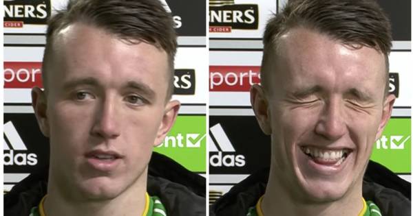 David Turnbull hits Celtic interview giggles over Scott Brown’s antics