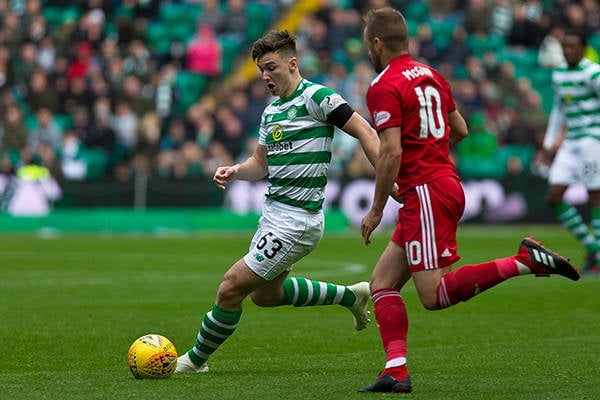 Photo: Arsenal’s Kieran Tierney shows Celtic match day tradition