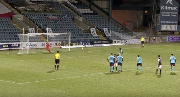 Video: Celtic loan kid scores thumping penalty against Craig Gordon