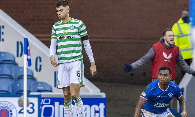 Neil Lennon insists Nir Bitton should not have seen red for foul on Rangers striker Alfredo Morelos