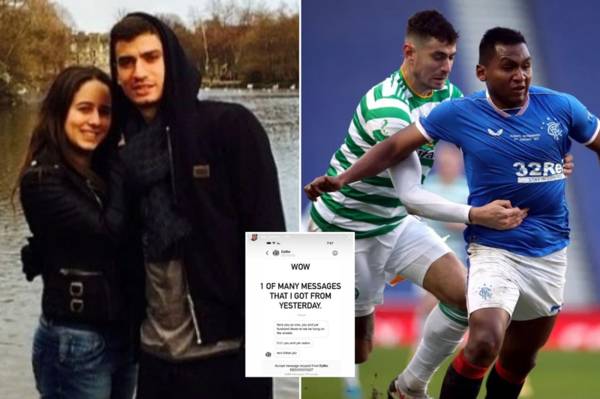 Celtic ace Nir Bitton’s wife Bar abused by vile troll who says she ‘deserves to be hung in the streets’ with Hoops ace