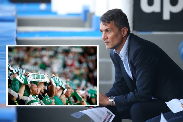 AC Milan legend Paolo Maldini hails ‘extraordinary’ atmosphere at Celtic Park