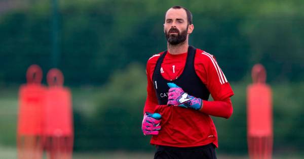 Joe Lewis reckons Celtic are in a three way battle with Aberdeen and Hibs