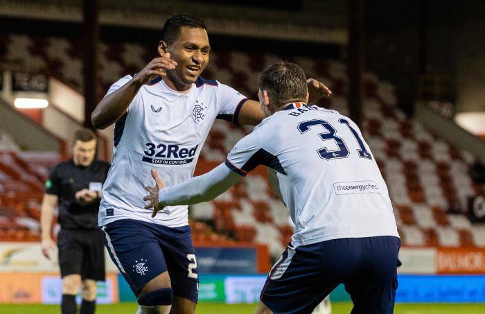 ‘Back with a bang’ – Rangers boss Steven Gerrard reveals instruction that helped Alfredo Morelos bag Aberdeen double