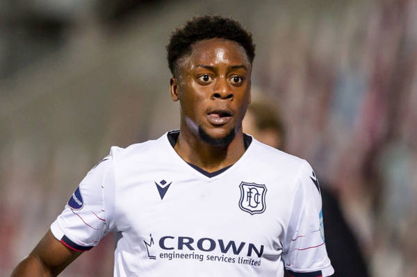 On loan Celtic kid Afolabi subjected to online racist abuse as Dundee fans show support to striker