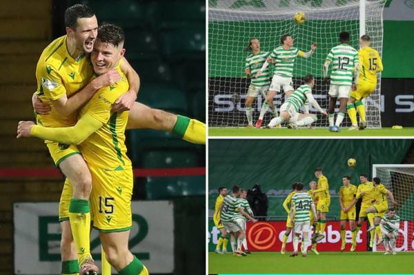 Celtic 1 Hibernian 1: Nisbet scores last-gasp goal for visitors with Hoops now 21 points adrift of Rangers