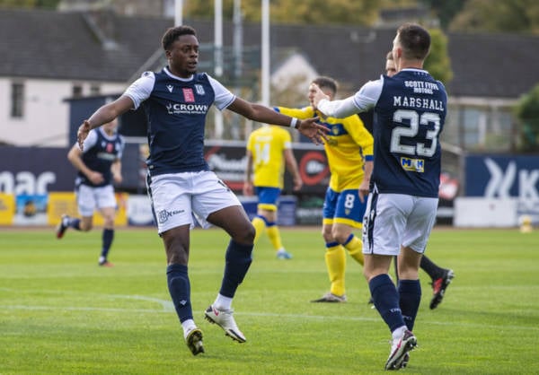 Celtic loanee Jonathan Afolabi is making steady progress in the SPFL