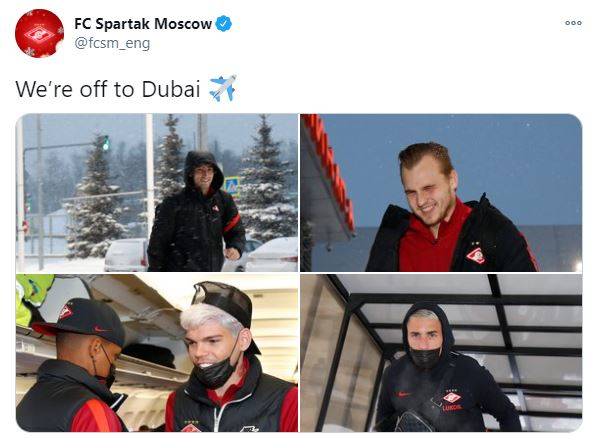 Photos: Ironic Laughter As Spartak Moscow Head To Dubai