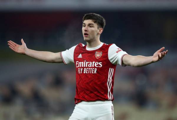 ‘True grit’: Arsenal legend says Kieran Tierney is captain material and recalls Celtic potential