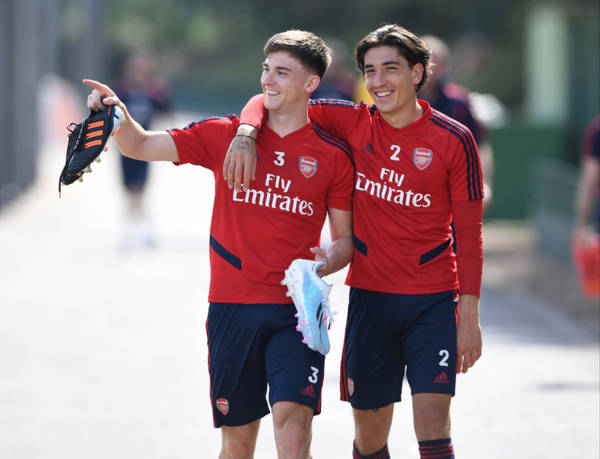 Kieran Tierney says Hector Bellerin’s changing room pep-talk ‘changed everything’ after ‘nervous’ start at Arsenal